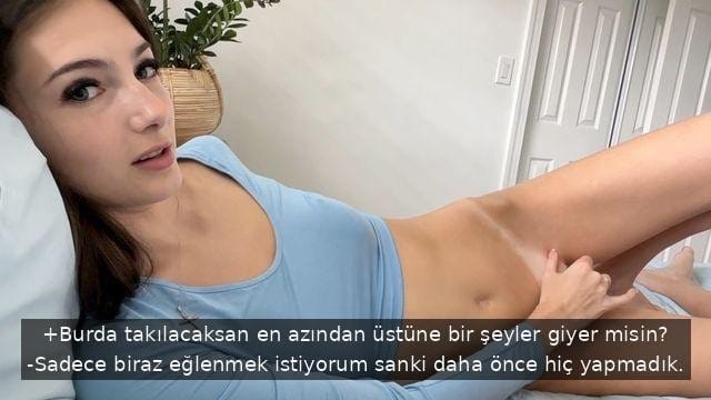 Arsız şıllık manita yapan üvey abisinin aklıyla oynayıp onu tahrik ediyor