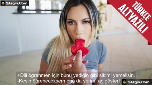 İspanyolca öğrenmek isteyen kıza ispanyol sikini yedirerek dil öğretti