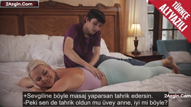 Kızları nasıl tahrik edeceğini öğreten üvey annesiyle gerçek prova eylemi
