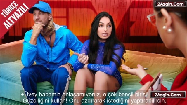 Sürekli kavga ettiği üvey babasıyla birlikte kadın terapiste gelince kaynaştılar