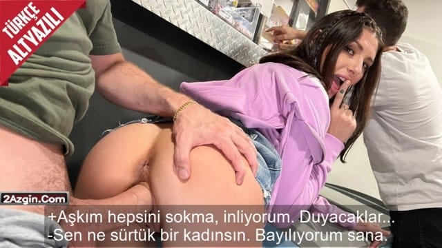 Ucuz malların satıldığı üniversite marketinde aşka gelip çılgına sikişen gençler
