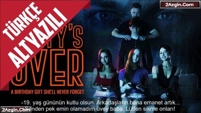 Üvey oğlunun doğum gününe gelen emanet kızları siken sapık baba